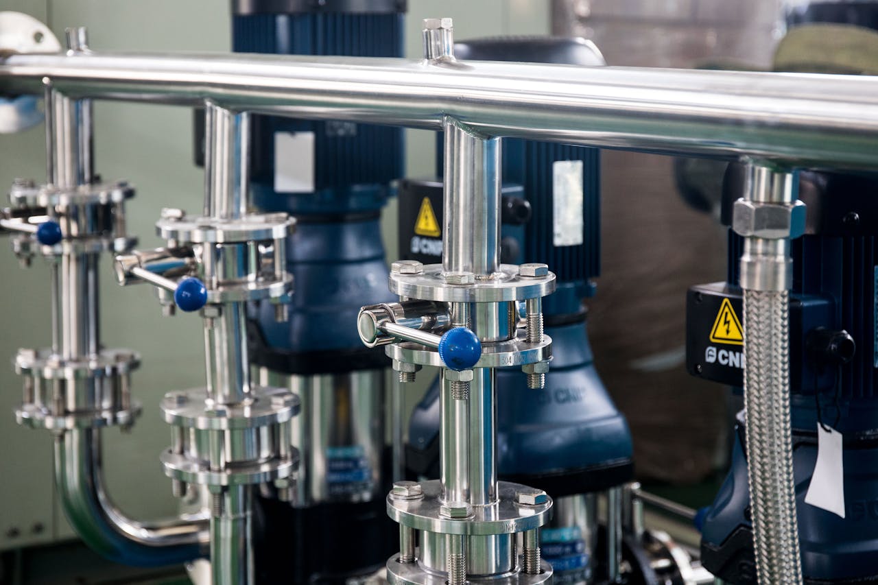 Services Modern new automatic metal structures Installed inside factory building for improving working conditions